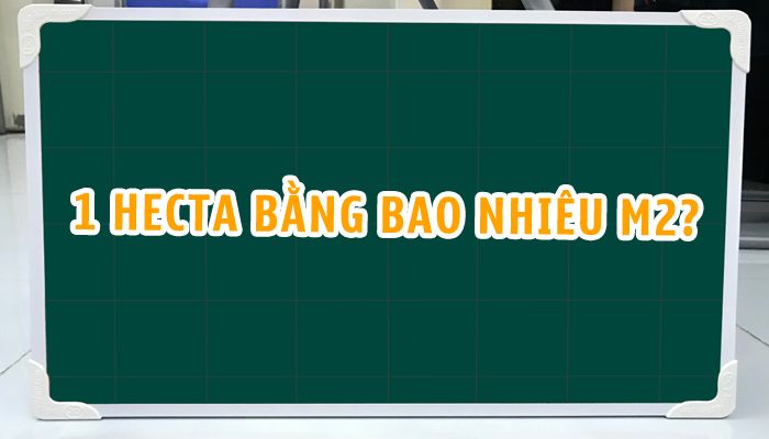 1 Hecta bằng bao nhiêu m2, km2, cm2, sào?
