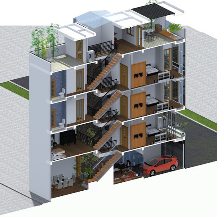 Nhà lệch tầng là gì? Những lưu ý khi xây dựng nhà lệch tầng