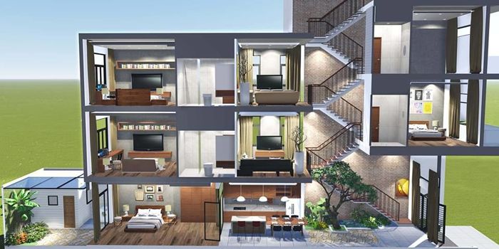Nhà lệch tầng là gì? Những lưu ý khi xây dựng nhà lệch tầng