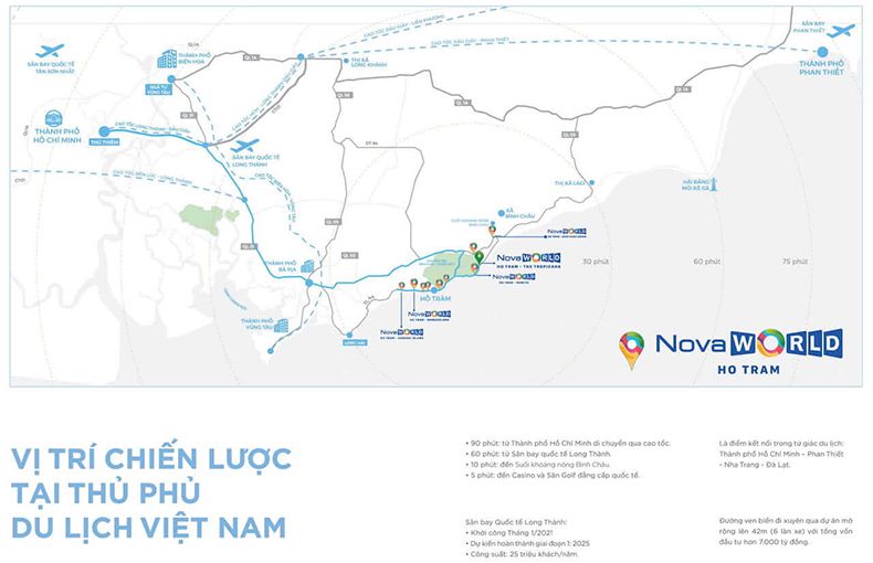 Novaworld Hồ Tràm - Dự án nghỉ dưỡng cao cấp tại Vũng Tàu