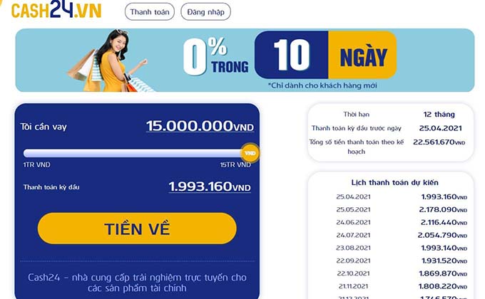 Top địa chỉ vay tiền online uy tín nhất hiện nay