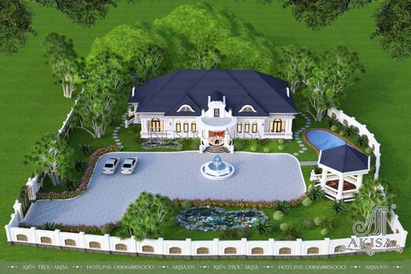 Khám phá mẫu biệt thự nhà vườn 1 tầng triệu view
