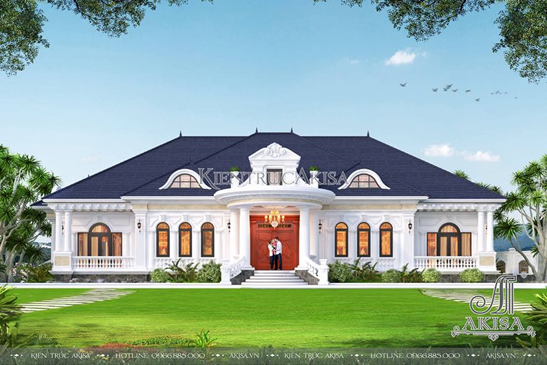 Khám phá mẫu biệt thự nhà vườn 1 tầng triệu view