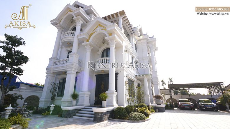 Khám phá mẫu biệt thự tân cổ điển 3 tầng đẹp mê hoặc