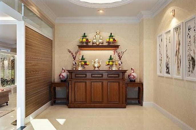 Cùng nghe chuyên gia tư vấn nên đặt bàn thờ hướng nào?