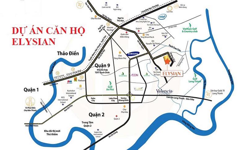 Địa chỉ dự án căn hộ Elysian Thủ Đức nằm ở đâu?