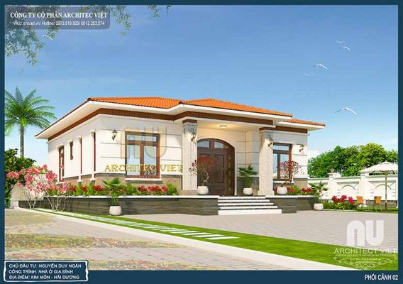 25+ Mẫu nhà vườn 1 tầng mái Nhật phong cách hiện đại - Chi phí rẻ