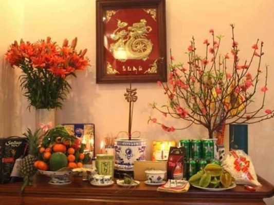 Tổng hợp các kích thước bàn thờ phổ biến hiện nay