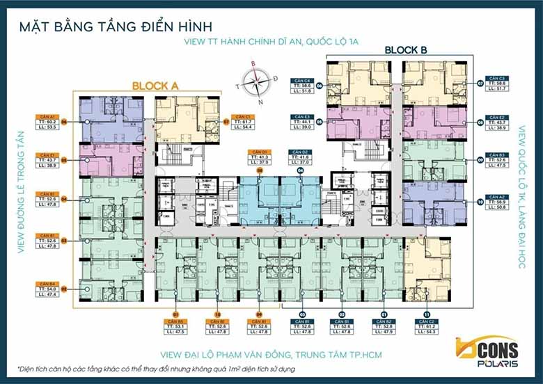 Dự án Bcons Polaris Bình Dương - Đẳng cấp sống hiện đại