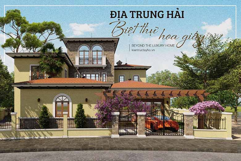 KTS Đoàn Tú: Những đặc trưng của phong cách thiết kế Địa Trung Hải 