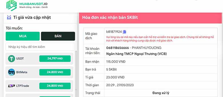 Sàn Mubanusdt là gì? Cách mua bán SKbit nhanh chóng, an toàn và giá tốt nhất 