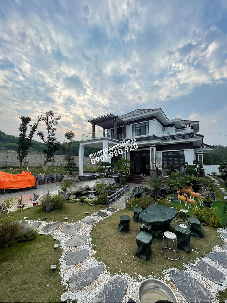 Đá cuội trang trí sân vườn - Tạo nét riêng cho cảnh quan sân vườn